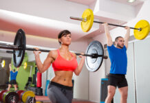 Vægtskiver bliver brugt til træning